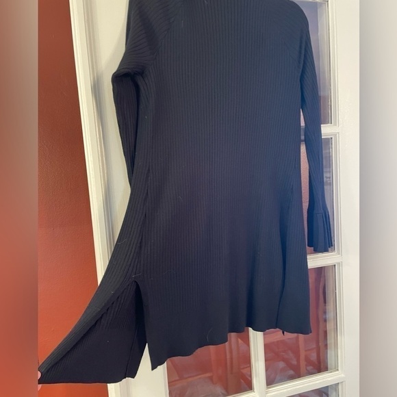 Pointelle Size Large Black Cardigan - Picture 6 of 6